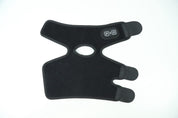 Red light therapy ankle wrap, outside with control buttons