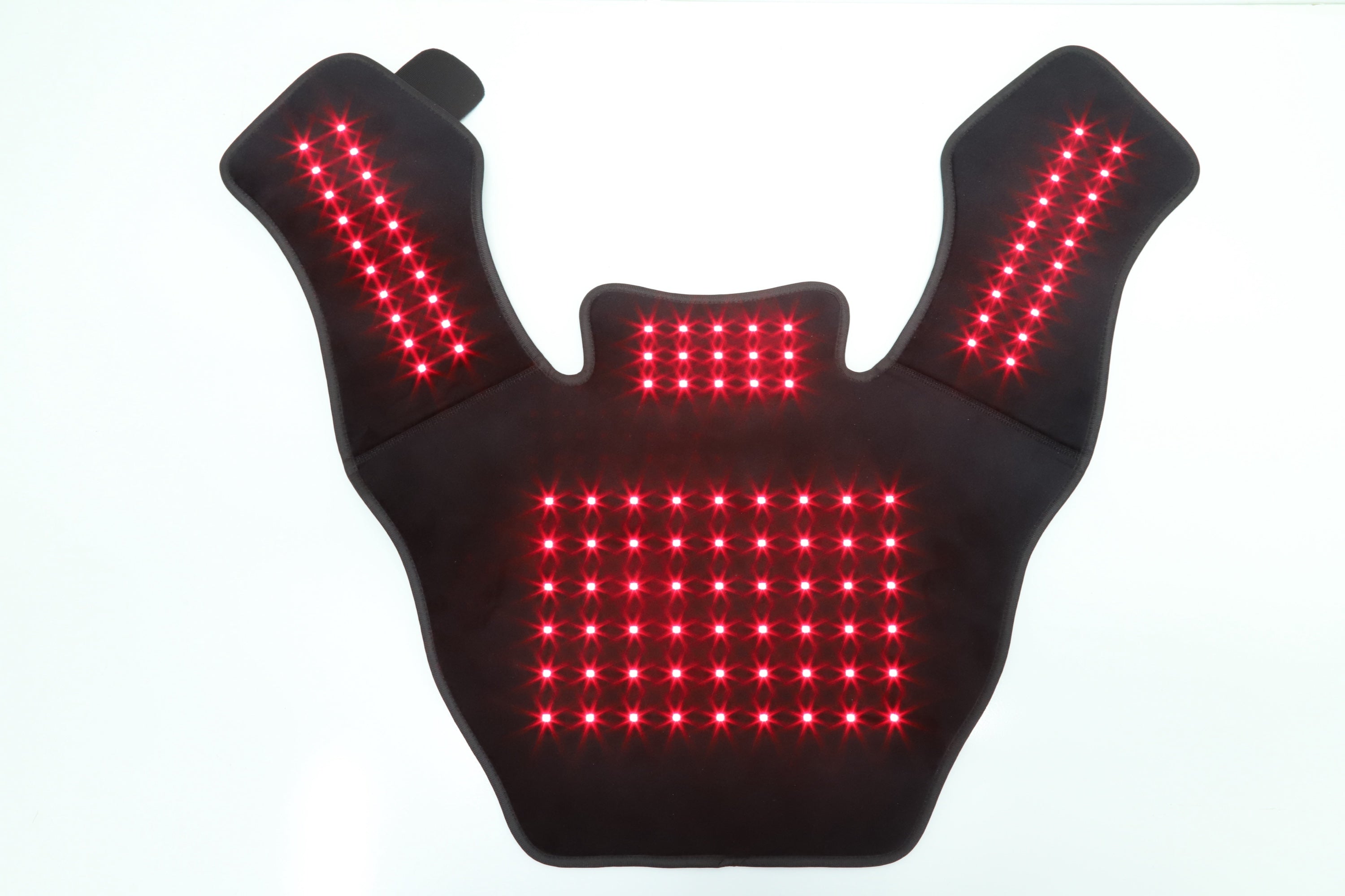 Neck and shoulder wrap with 109 LEDs lit in 660nm red light